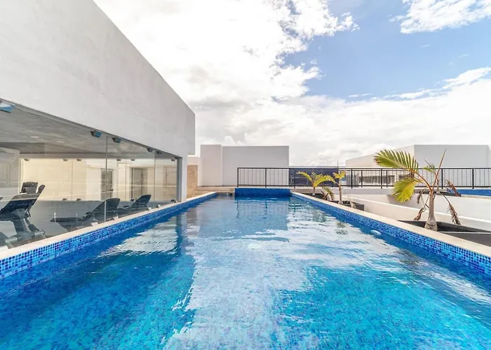 King With Private Balcony, Gym, Rooftop Pool